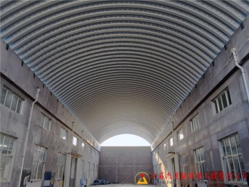 過(guò)道式拱形屋頂制作安裝