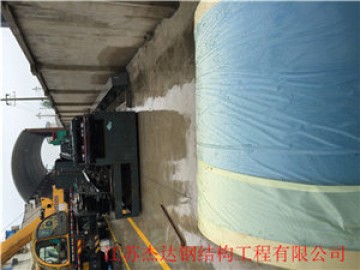 拱形波紋鋼屋蓋結(jié)構(gòu)的施工步驟圖